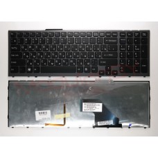 Клавиатура RUS для SONY VAIO VPC-F VPC-F11HGX VPCF11HGX VPC-F115FM VPCF115FM ЧЁРНАЯ