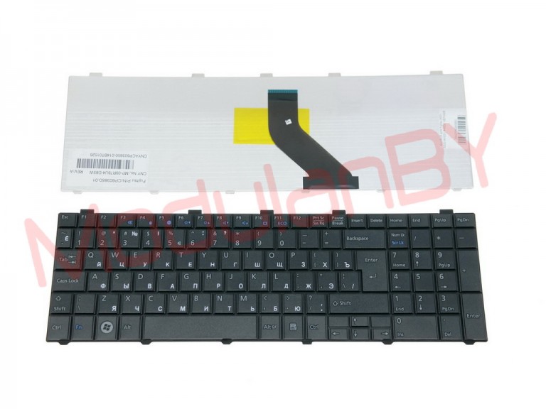 Клавиатура RUS для Fujitsu A531 A530 AH531 AH530 ЧЁРНАЯ