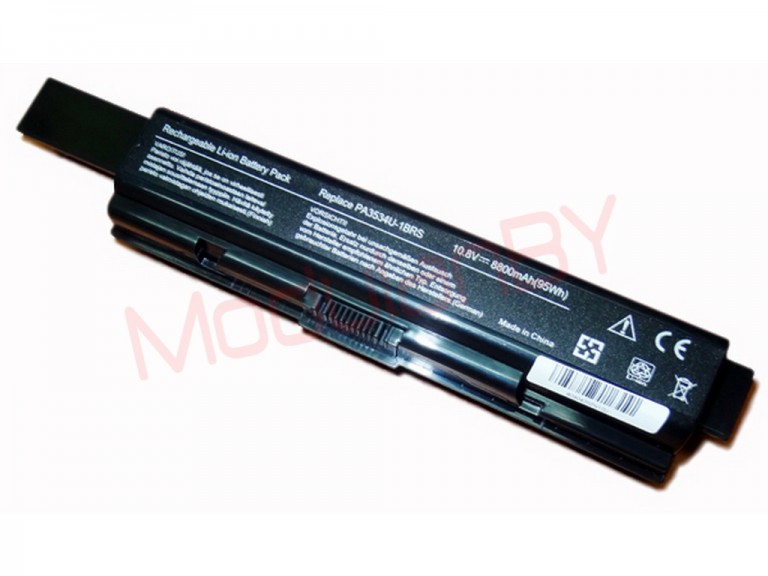АКБ PA3534U-1BRS для Toshiba A200 PA3533-1BAS 10,8V 8800mAh