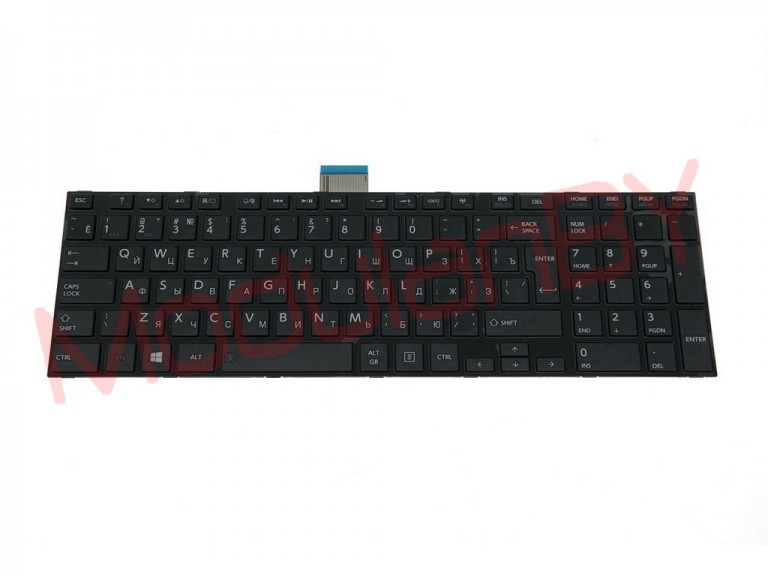 Клавиатура RUS для TOSHIBA Satellite L50 черная в рамке