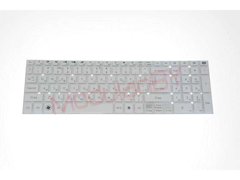 Клавиатура RUS для ACER 5830 5755 5830T V3-571G V3-771G белая PB NV55