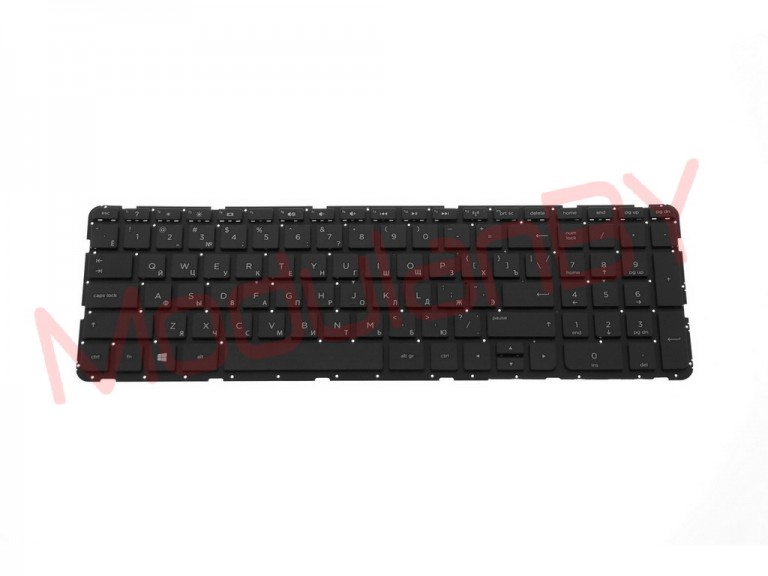 Клавиатура RUS для HP Pavilion  15 , 250 G3 black ( hp 15- T , без рамки)