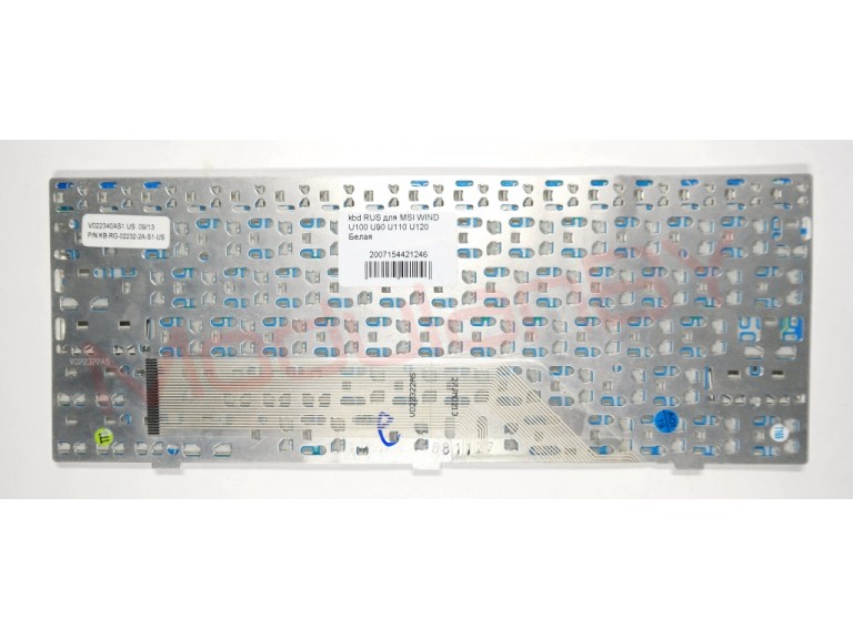 Клавиатура RUS для MSI WIND U100 U90 U110 U120 Белая