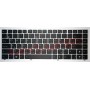 Клавиатура RUS для ASUS EEEPC 1201 1215 1225 UL20 UX30 black silver frame