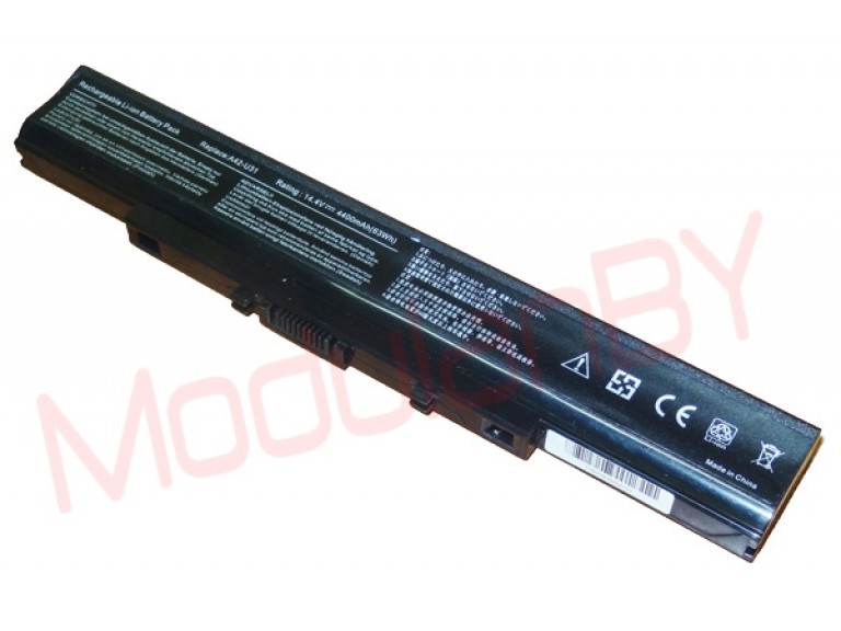 АКБ A32-U31 для ASUS A42-U31 (black) 14,4V 4400mAh