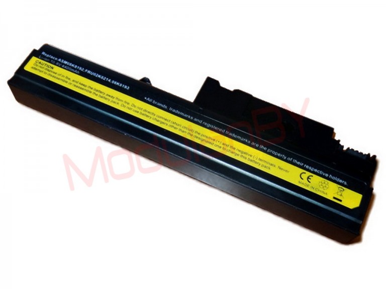 АКБ 42T4505 для IBM/Lenovo IBM ThinkPad IBM T40 T41 T42 T43 R50e R51p R52p 11,1V 4400mAh