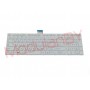Клавиатура RUS для TOSHIBA Satellite L50 белая в рамке