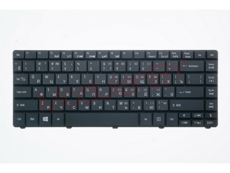 Клавиатура RUS для Acer Aspire E1-471 TravelMate 8372 BLACK