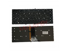 Клавиатура RUS для Acer Aspire R7-571 R7-571G R7-572 R7-572G Черная с подсветкой