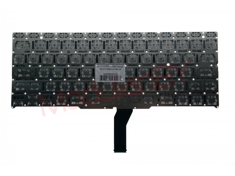 Клавиатура RUS для Apple MacBook Air 11" A1370 , A1465 черная , малая клавиши ввода