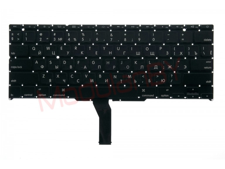 Клавиатура RUS для Apple MacBook Air 11" A1370 , A1465 черная , малая клавиши ввода