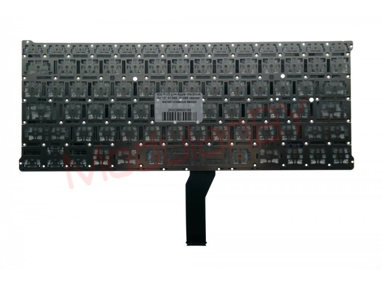 Клавиатура RUS для Apple MacBook Air 13" A1369 , A1466 черная , малая клавиша ввода