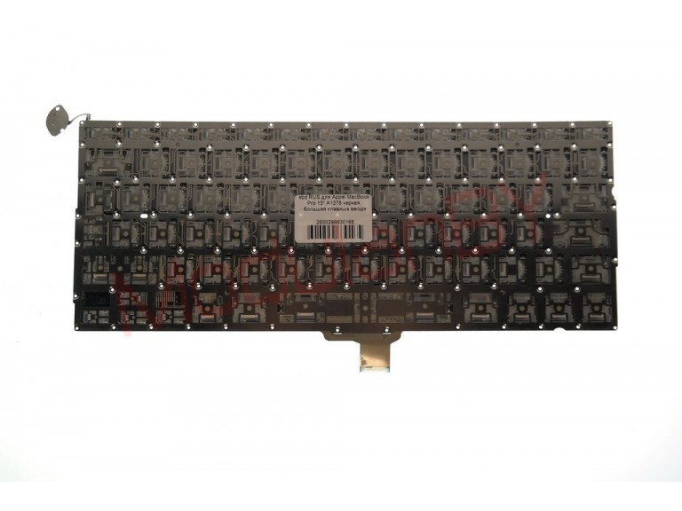 Клавиатура RUS для Apple MacBook Pro 13" A1278 черная , большая клавиша ввода