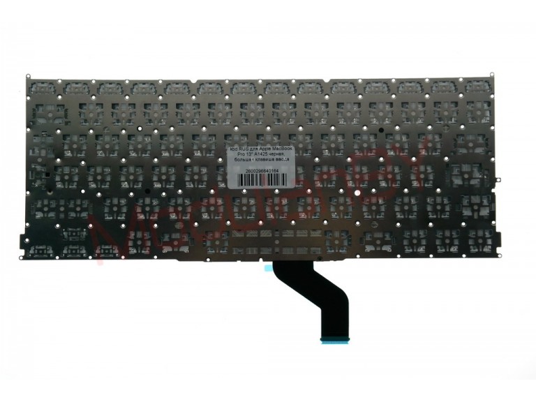 Клавиатура RUS для Apple MacBook Pro 13" A1425 черная , большая клавиша ввода