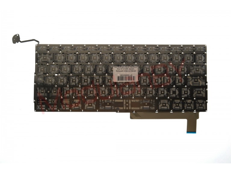 Клавиатура RUS для Apple MacBook Pro 15" A1286 черная , большая клавиша ввода