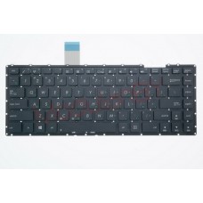 Клавиатура RUS для Asus X450 черная под рамку