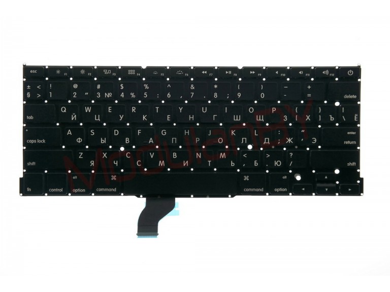 Клавиатура RUS для Apple MacBook Pro 13" A1502 черная , малая клавиша ввода