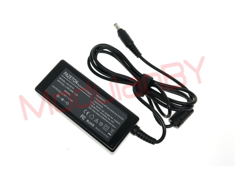 Блок питания PAZETON для ноутбука AD-6019 (19V 3.16A 60W; 5.5X3.0; AC 3 PIN)+AC cable