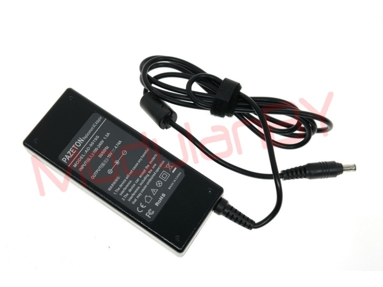Блок питания PAZETON для ноутбука AD-9019S (19V 4.74A 90W; 5.5X3.0; AC 3 PIN )+AC cable