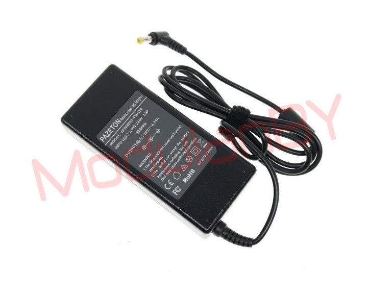 Блок питания PAZETON для ноутбука YA90WS3-190474 (19V 4.74A 90W; 5.5X1.7; AC 3 PIN) +AC cable