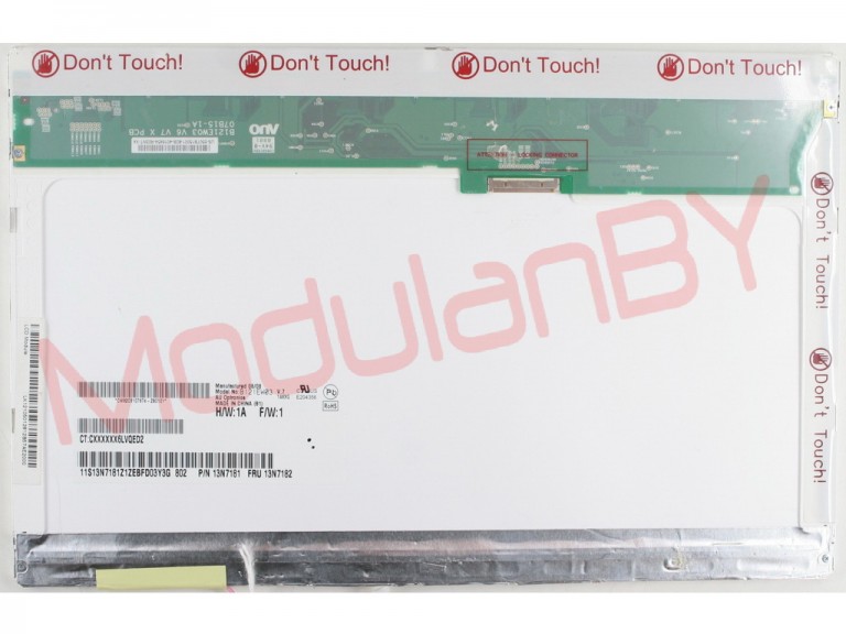 12,1" CCFL 1280x800 B121EW03 V.7 20PIN RIGHT GLARE NEW AUO матрица для ноутбука