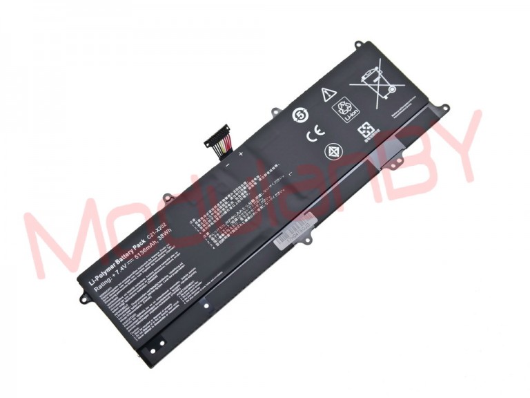 АКБ c21-x202 для ASUS VivoBook S200E 201E X202E 7,4V 4500 mAh 33Wh