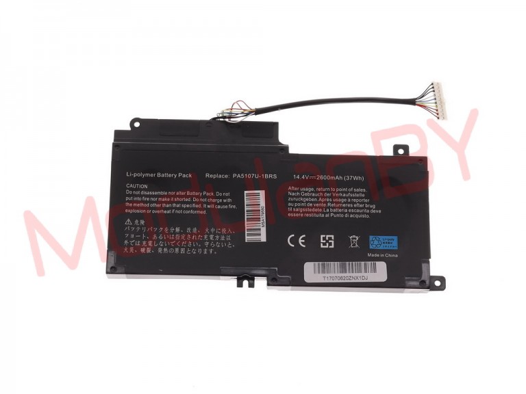 АКБ PA5107U-1BRS для Toshiba Satellite L45 L45D L50 S55 P55 L55 L55T P50 P50-A P55 S55 14,4V 2600mAh