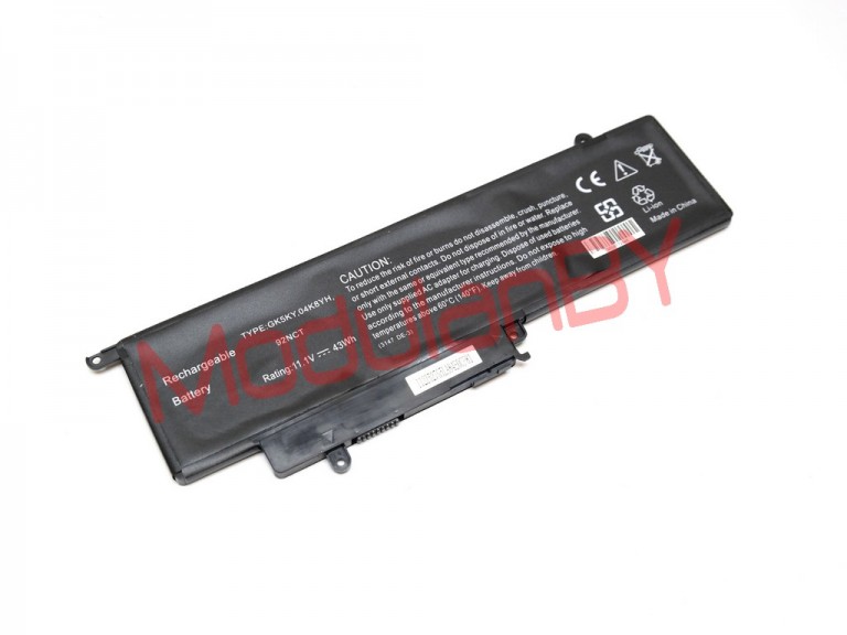 АКБ GK5KY для DELL Vostro 15-55xx , 14-54xx , Inspiron 13-7000 , Latitude E3379 model 11,1V 43Wh