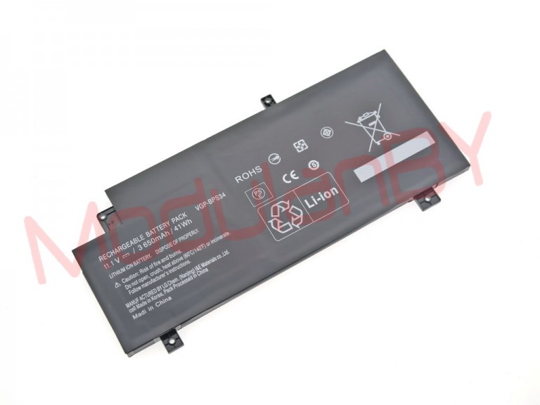 АКБ VGP-BPS34 для Sony Vaio SVF15 , SVF14 11,1V 3650mAh