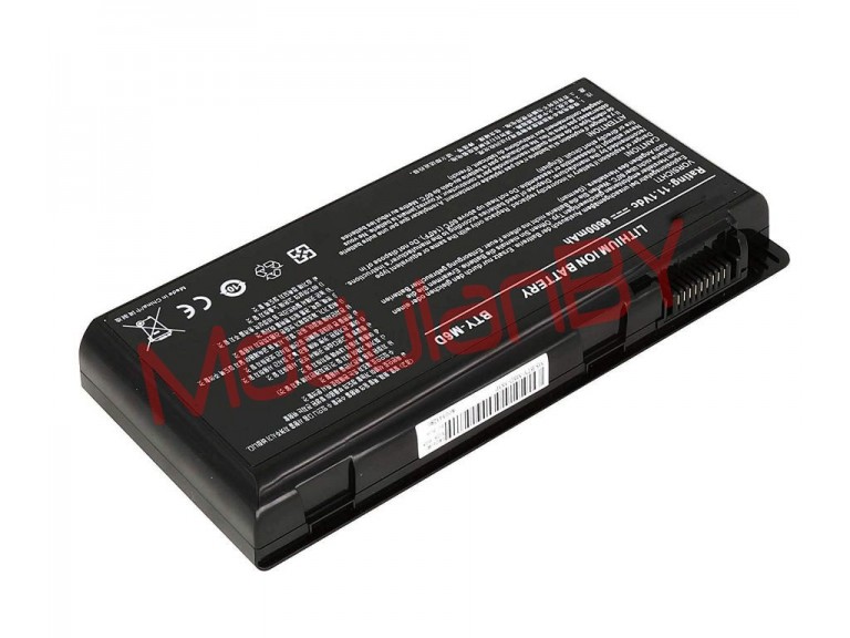 АКБ BTY-M6D для MSI GT60 GX60 GT70 GT660 11,1V 6600mAh