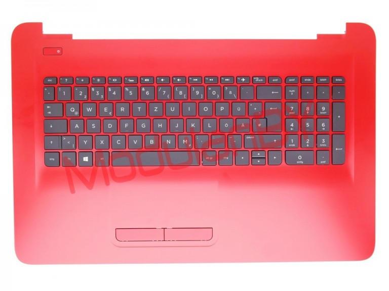 HP PAVILION HP 17-X 17-Y палмрест с тачпадом красный C cover