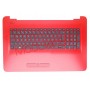 HP PAVILION HP 17-X 17-Y палмрест с тачпадом красный C cover