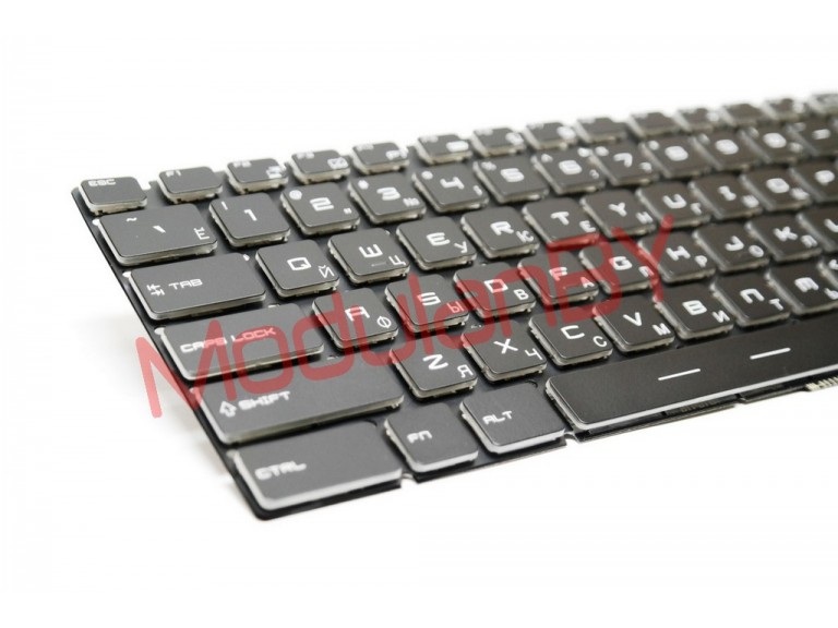 Клавиатура RUS для MSI GL72 with backlights horizontal enter