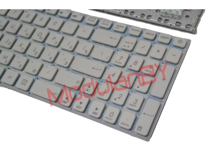 Клавиатура RUS для Asus x540 белая