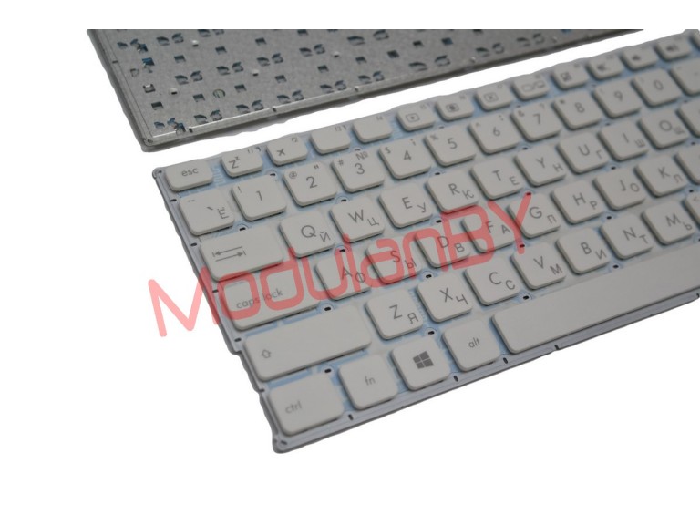 Клавиатура RUS для Asus x540 белая