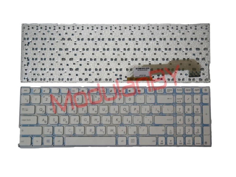 Клавиатура RUS для Asus x540 белая