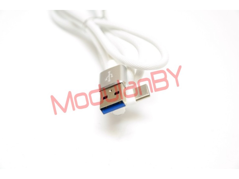 USB data cables USB-TYPE C 1 m 90 градусов белый