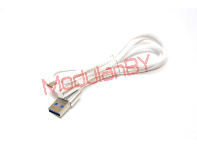 USB data cables USB-TYPE C 1 m 90 градусов белый