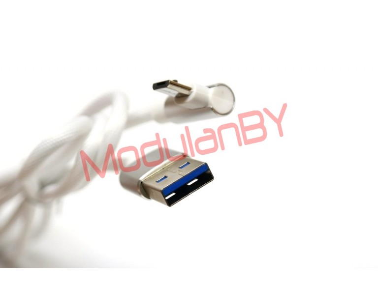 USB data cables USB-micro USB 1 m 90 градусов белый