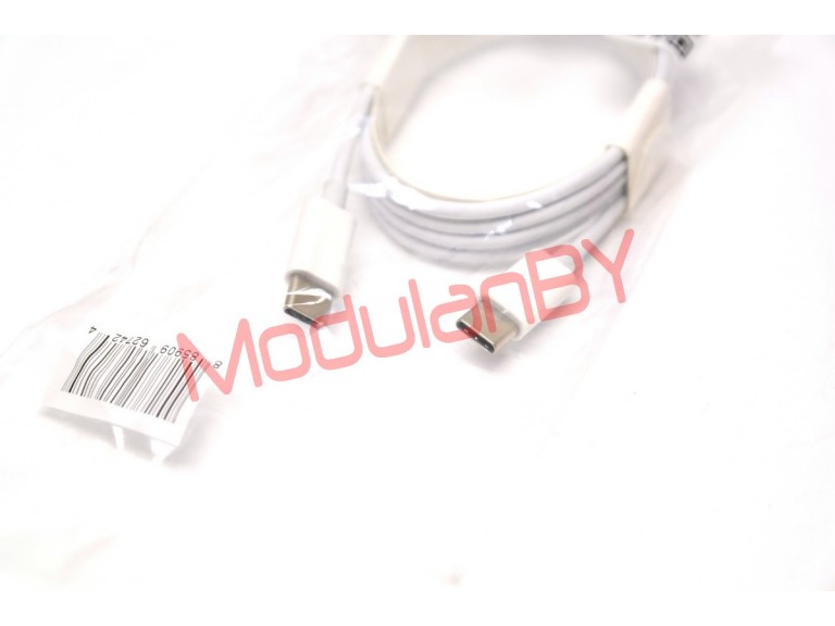 USB data cables TYPE C-TYPE C 1 m Белый