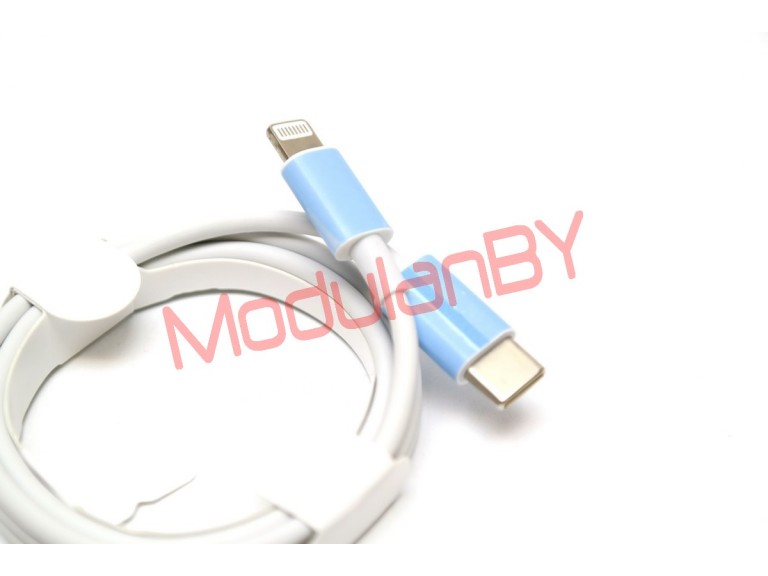 USB data cables TYPE C-lightning 1 m Белый iphone 11 совместимый