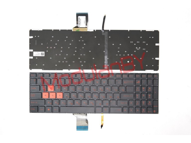 Клавиатура RUS для Asus GL702 ROG STRIX GL502 красные кнопки