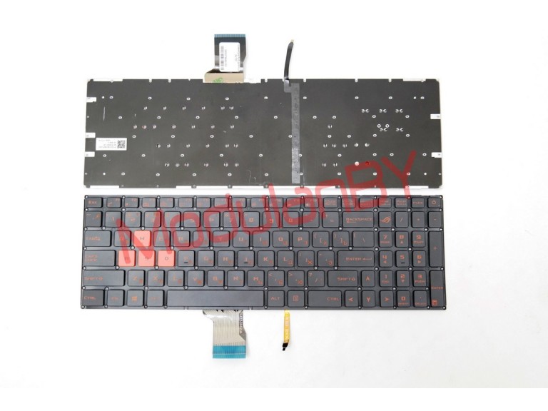 Клавиатура RUS для Asus GL702 ROG STRIX GL502 красные кнопки