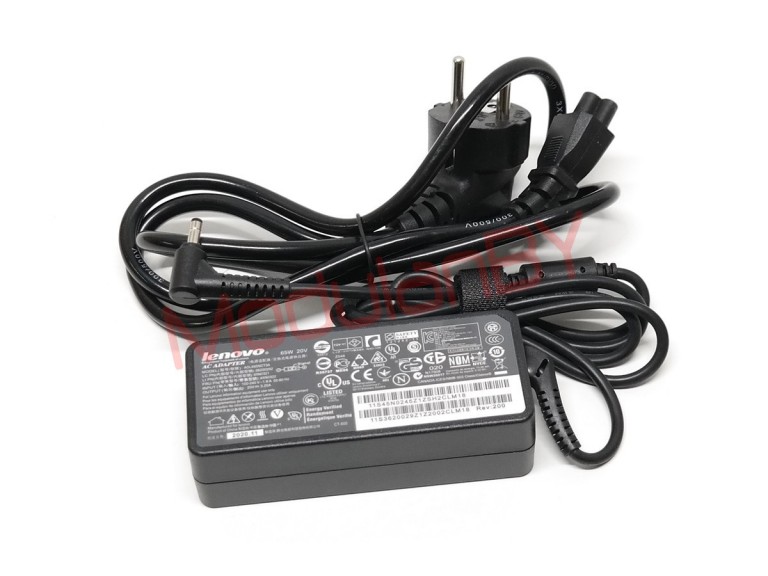 Блок питания Lenovo 20V 3.25A 65W ADLX65CLGU2A 4,0x1,7 original + AC cable
