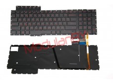 Клавиатура RUS для Asus G752 с красной подсветкой