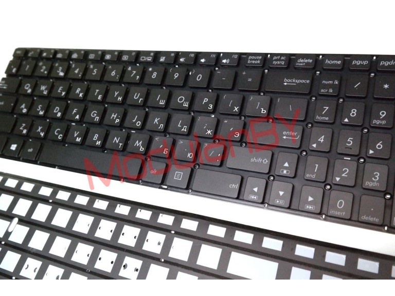 Клавиатура RUS для Asus Q503 UX560 Черная с подсветкой