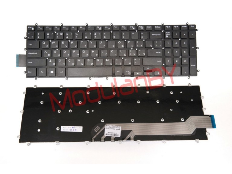 Клавиатура RUS для for Dell G3 15 5565 , G3-3579 3779 G5 5587 G7 7588 , Черная