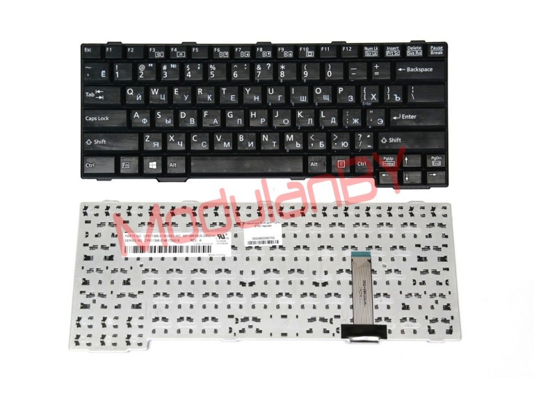 Клавиатура RUS для Fujitsu S752 Черная