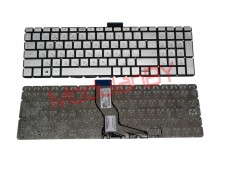 Клавиатура RUS для HP 15-bs 250G6 17G-BR small enter Серебристая