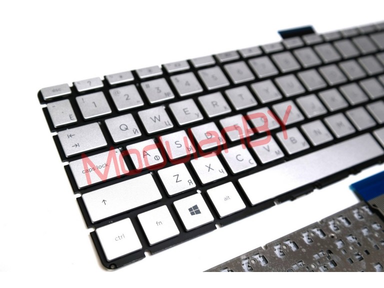 Клавиатура RUS для HP 15-bs 250G6 17G-BR small enter Серебристая